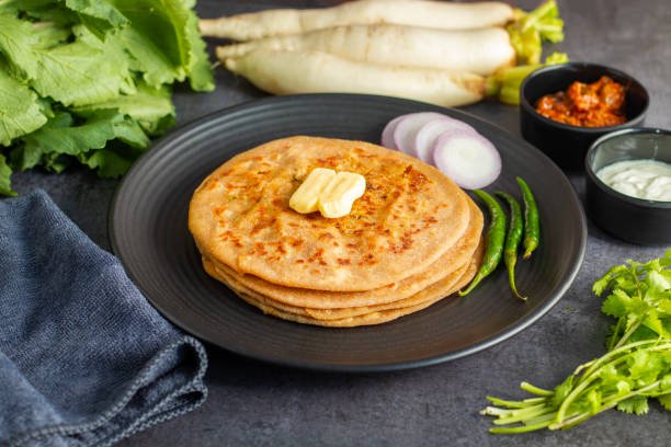Methi Paratha with Dal Tadka - homemade food in Singapore