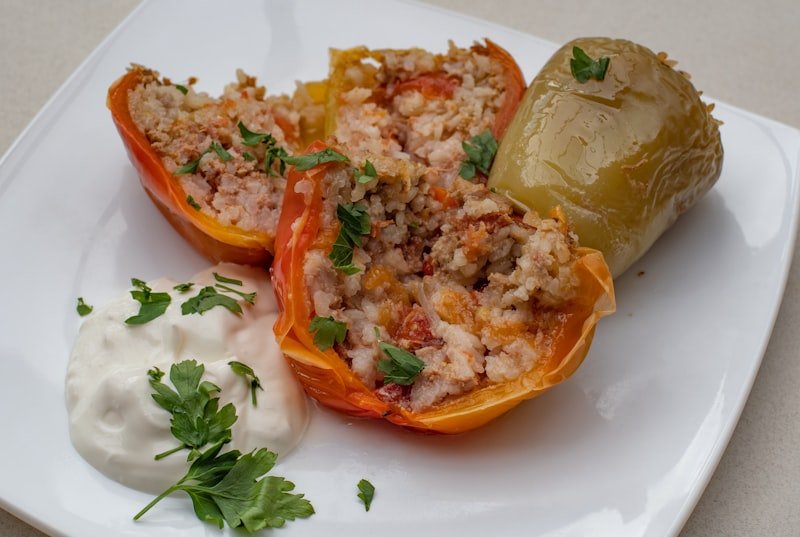 Shollay (Stuffed Peppers) - homemade food in Singapore