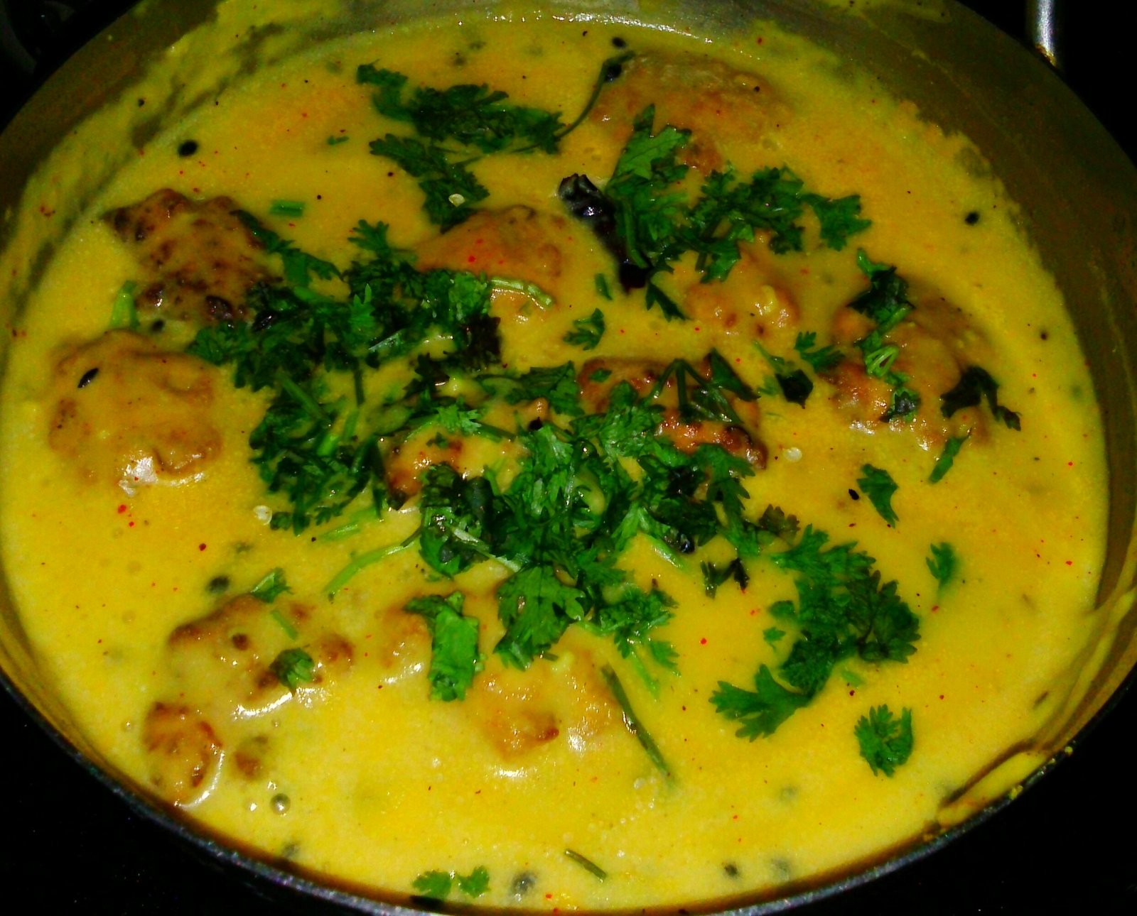 Kadhi Pakora - homemade food in Singapore