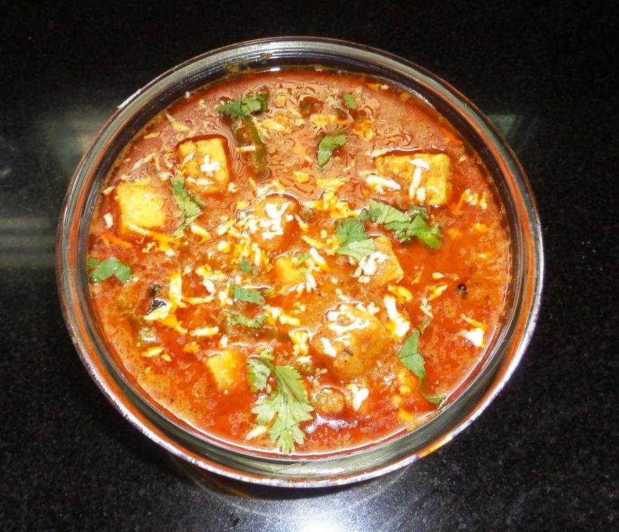 Paneer Curry - homemade food in Singapore